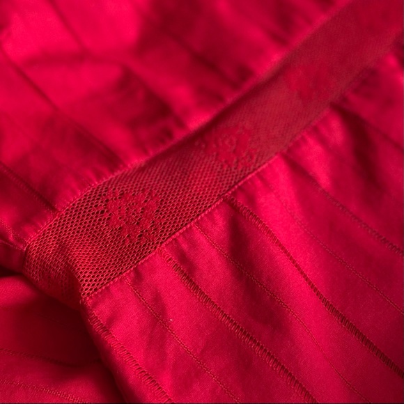 💋 Tommy Hilfiger, Vintage Kiss Me Crimson Midi Dress - Picture 5 of 11